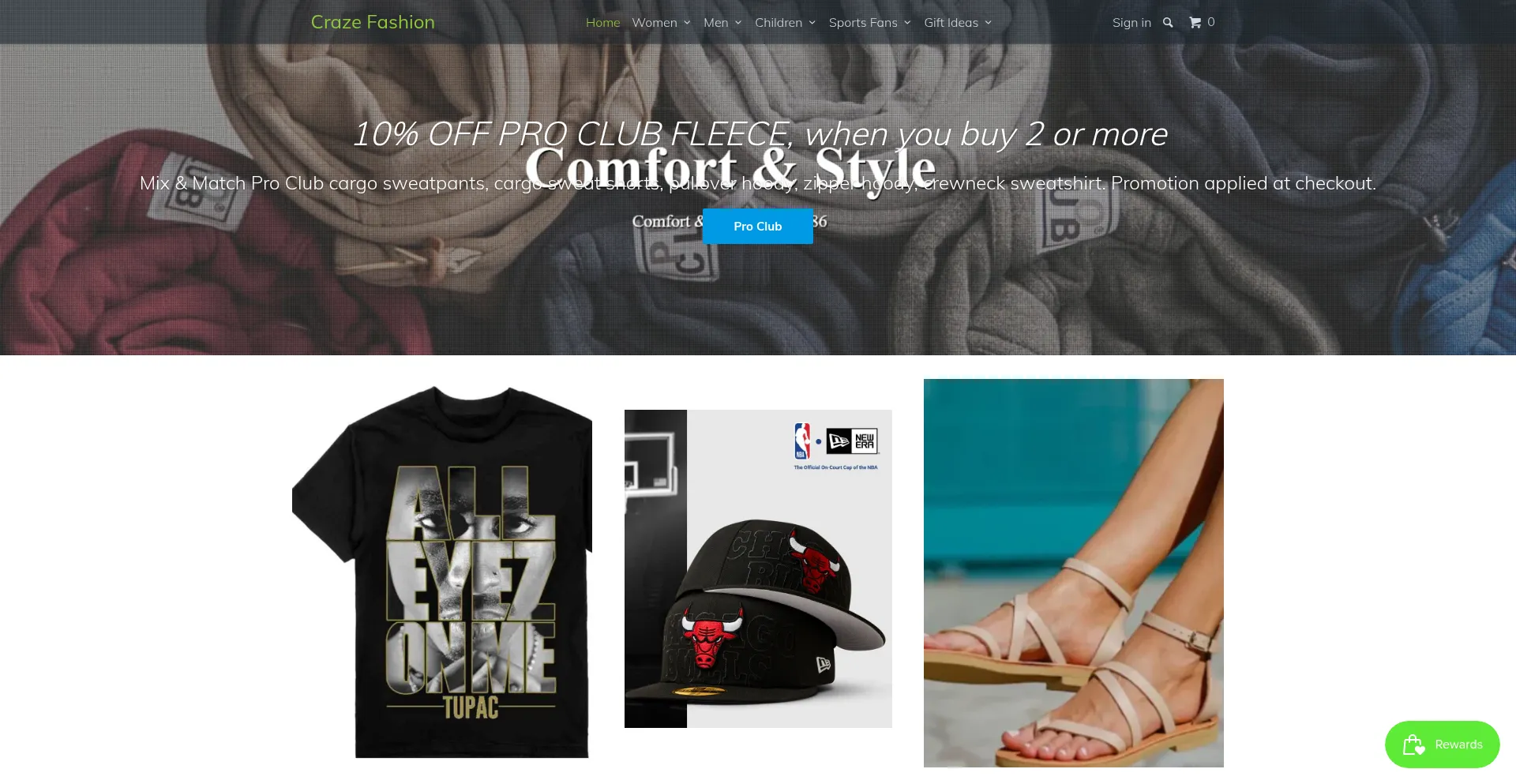 Craze-fashion.com Screenshot