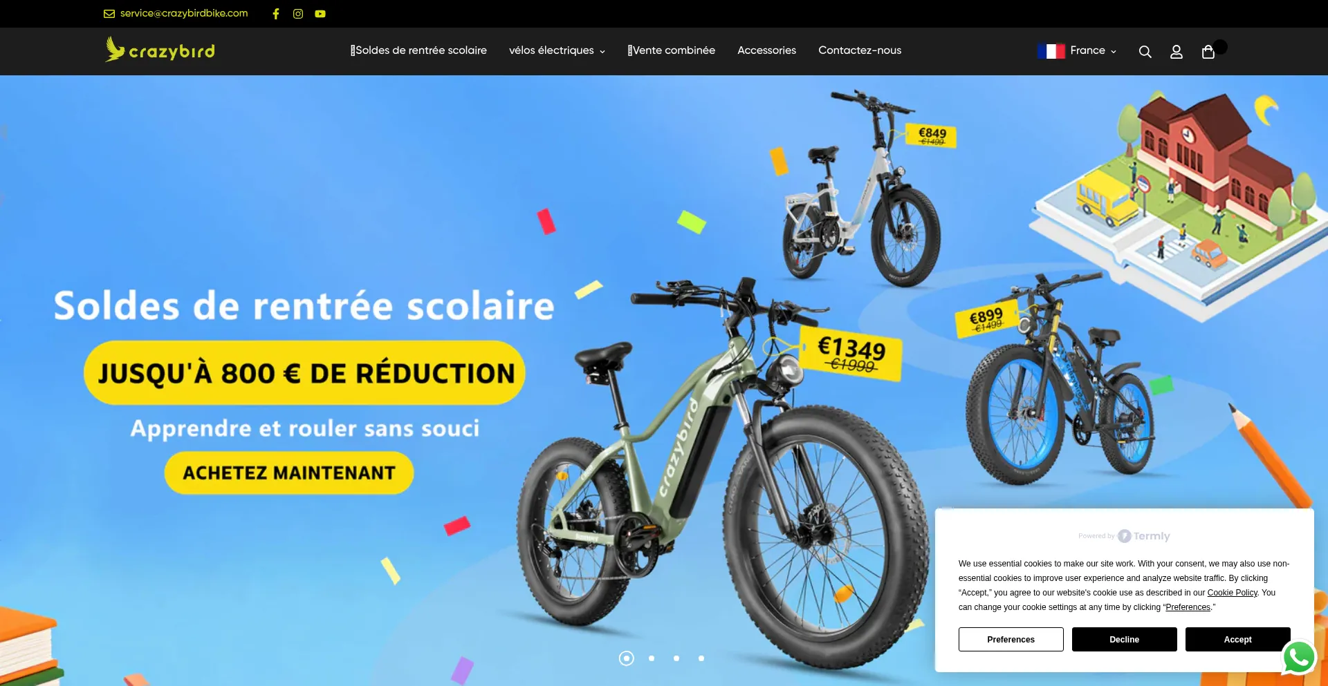 Crazybirdbike.fr 安全可靠吗？