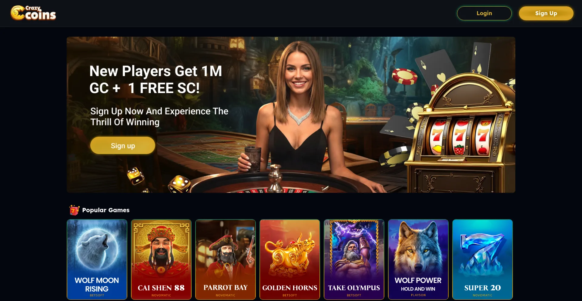 Crazycoinscasino.com