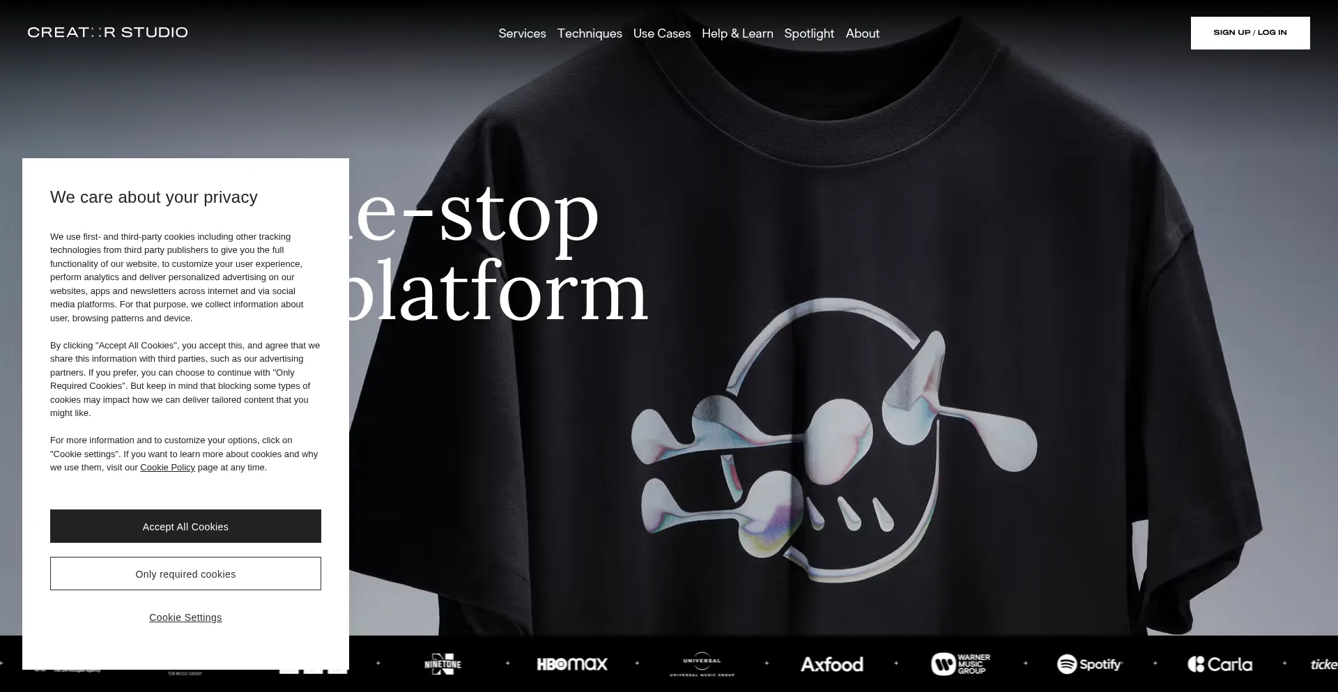 Creatorstudio.com Screenshot