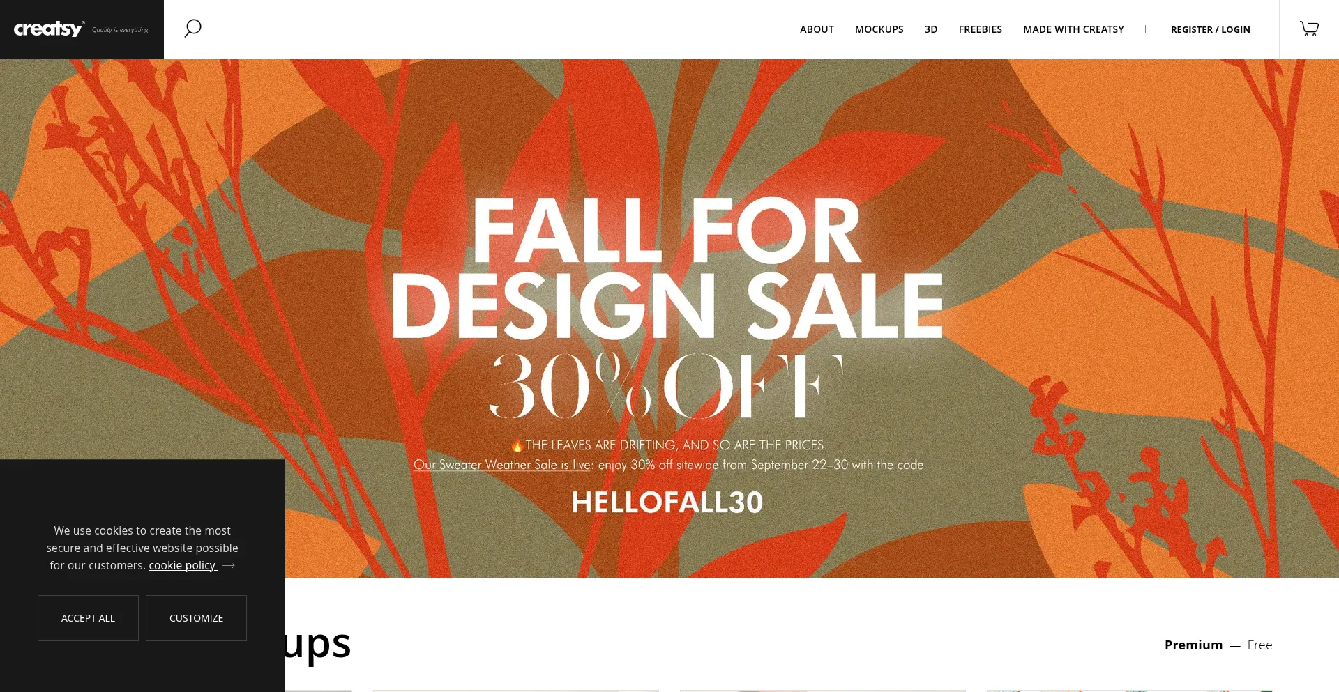 Creatsy.com Screenshot