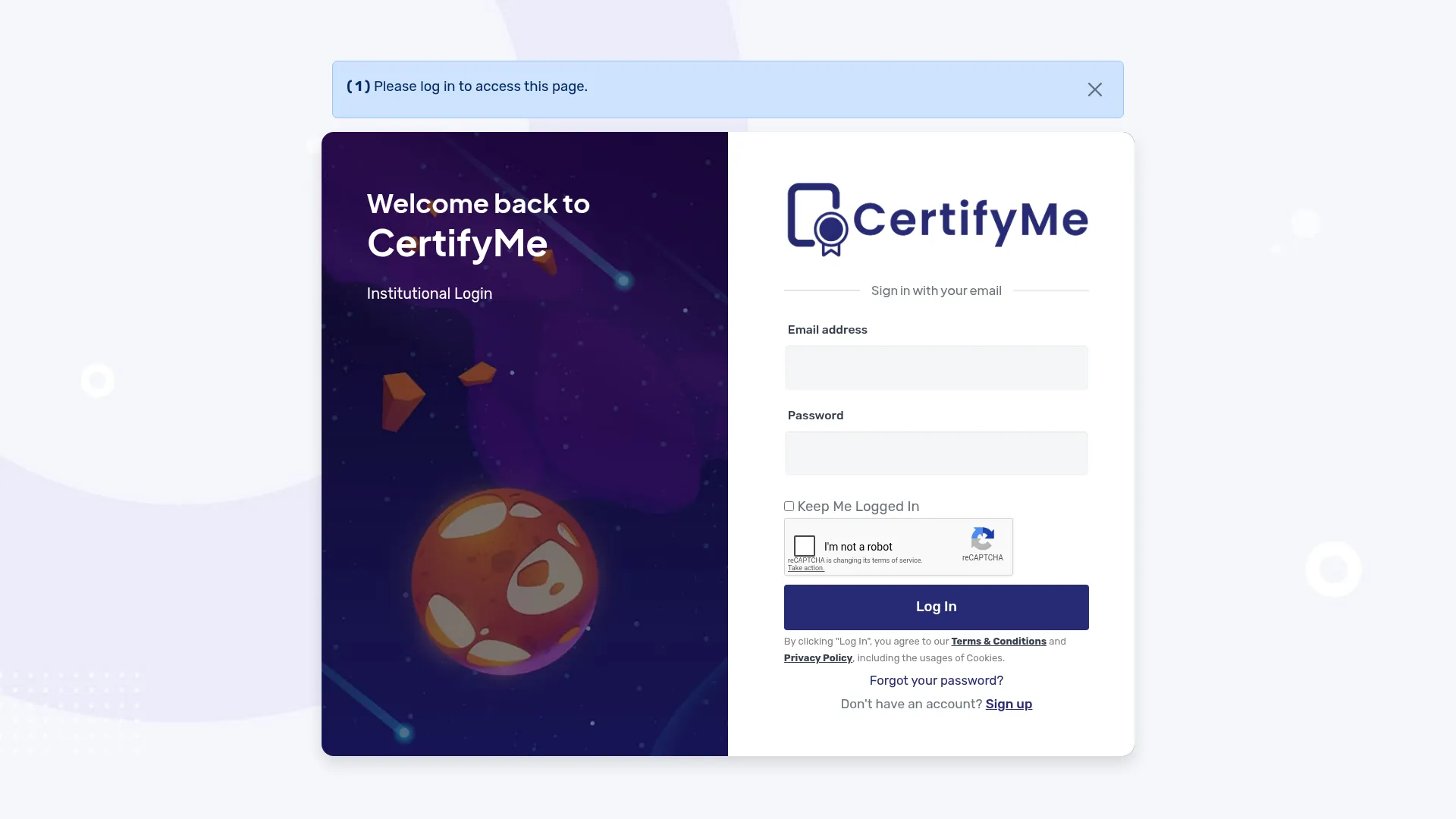 Credential.certifyme.online