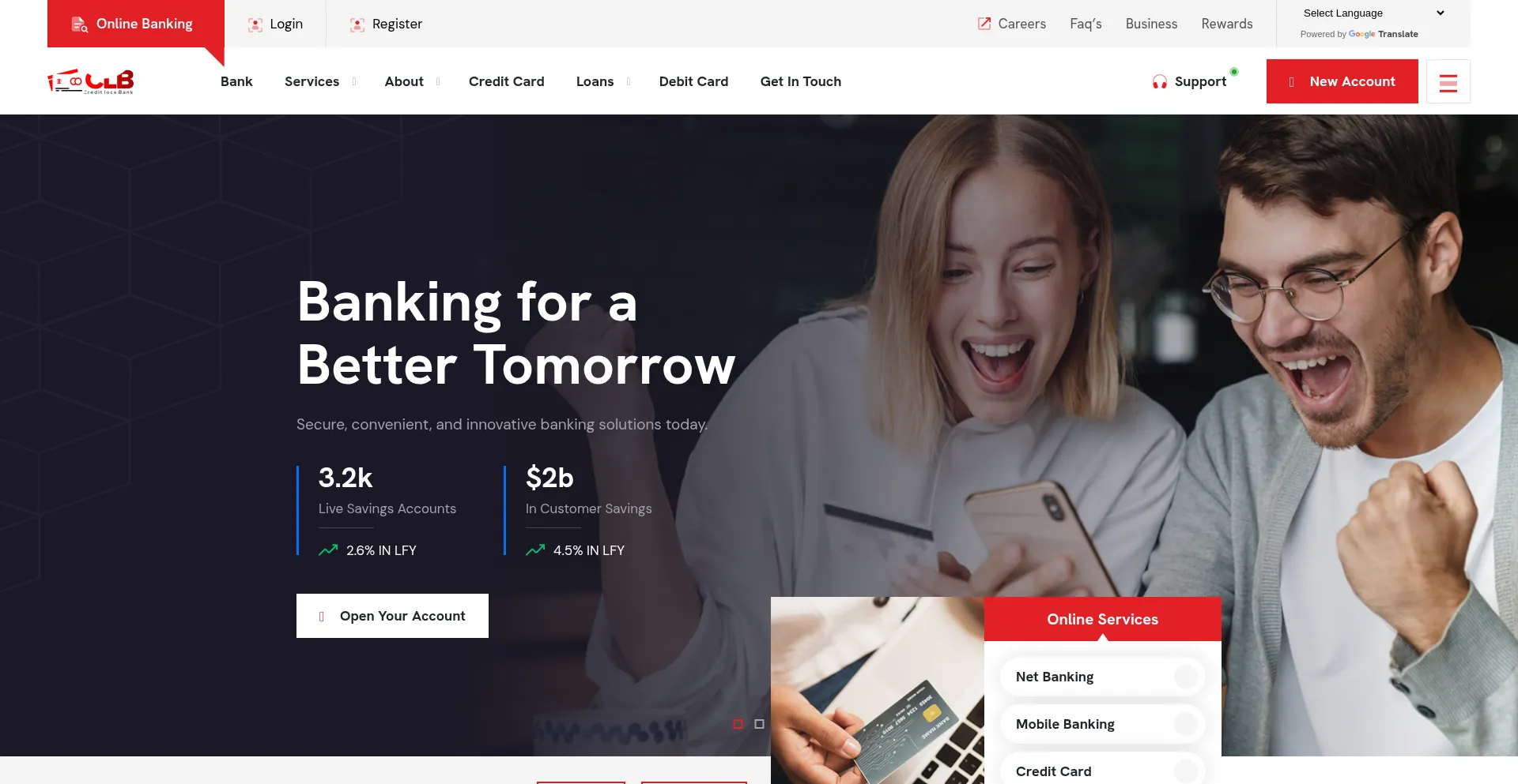 Website screenshot of Creditlocx.com