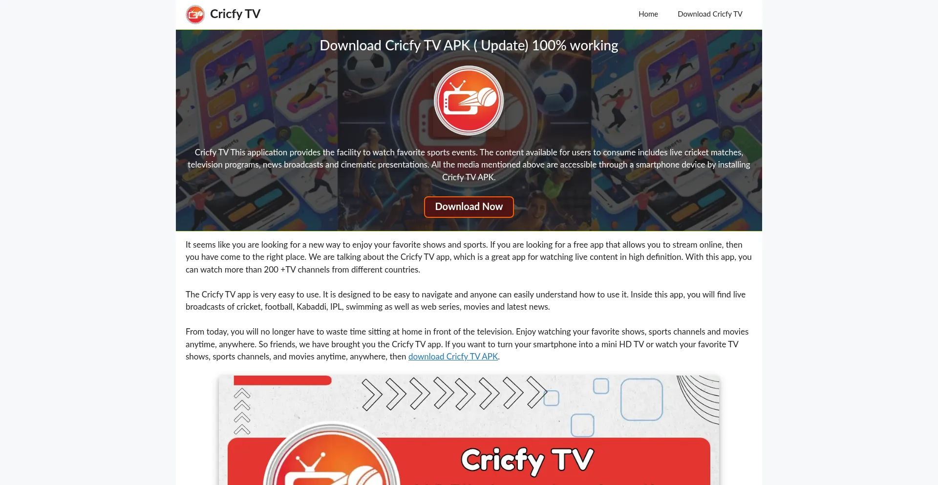 Cricfy.tv.in 安全可靠吗？