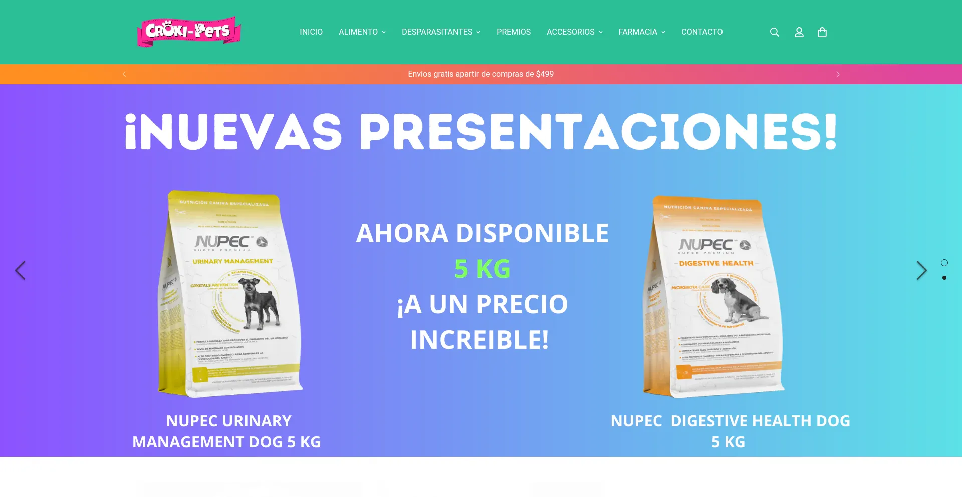 Crokipets.com.mx Screenshot