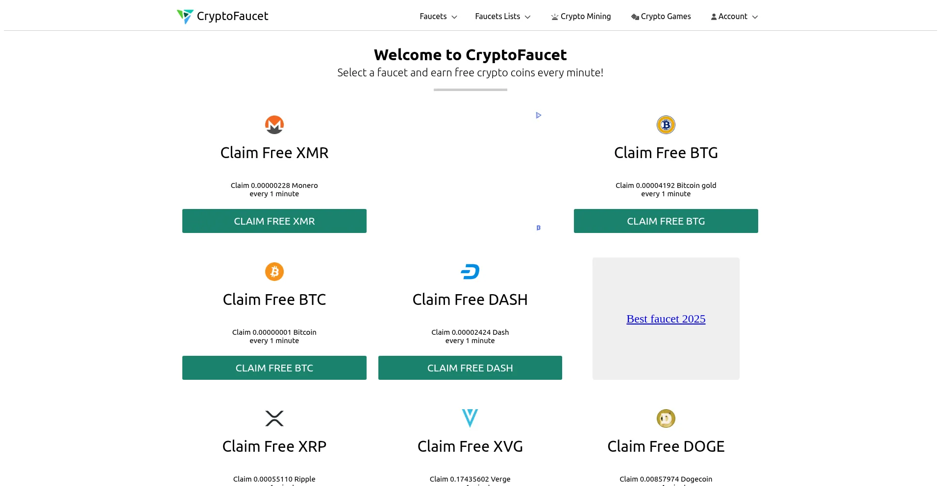 Cryptofaucet.club