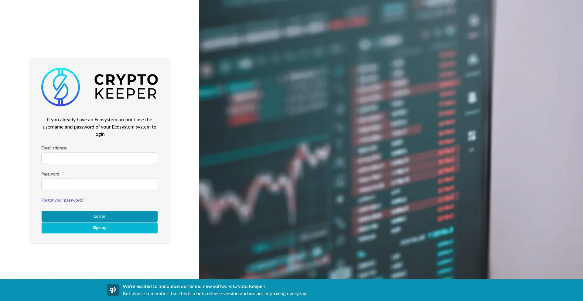 Website screenshot of Cryptokpr.com