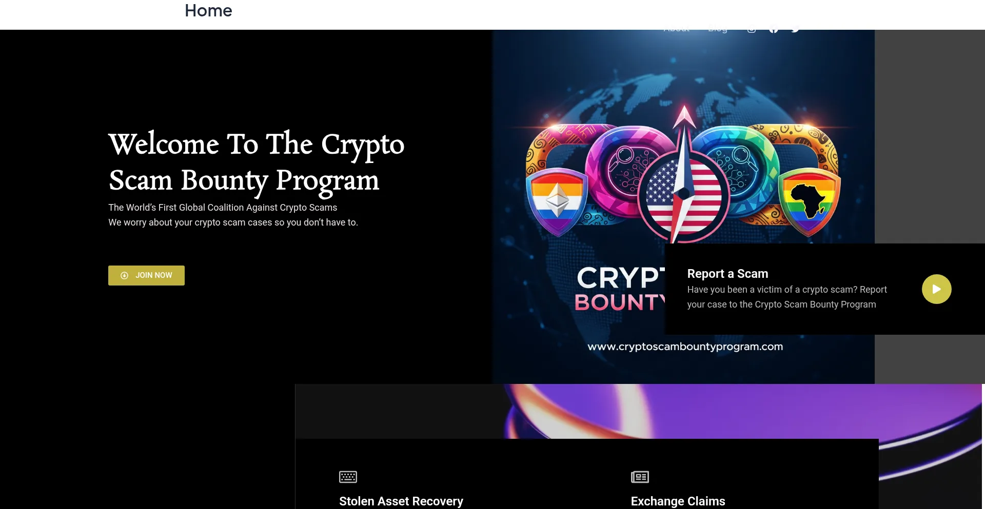 Cryptoscambountyprogram.com 安全可靠吗？