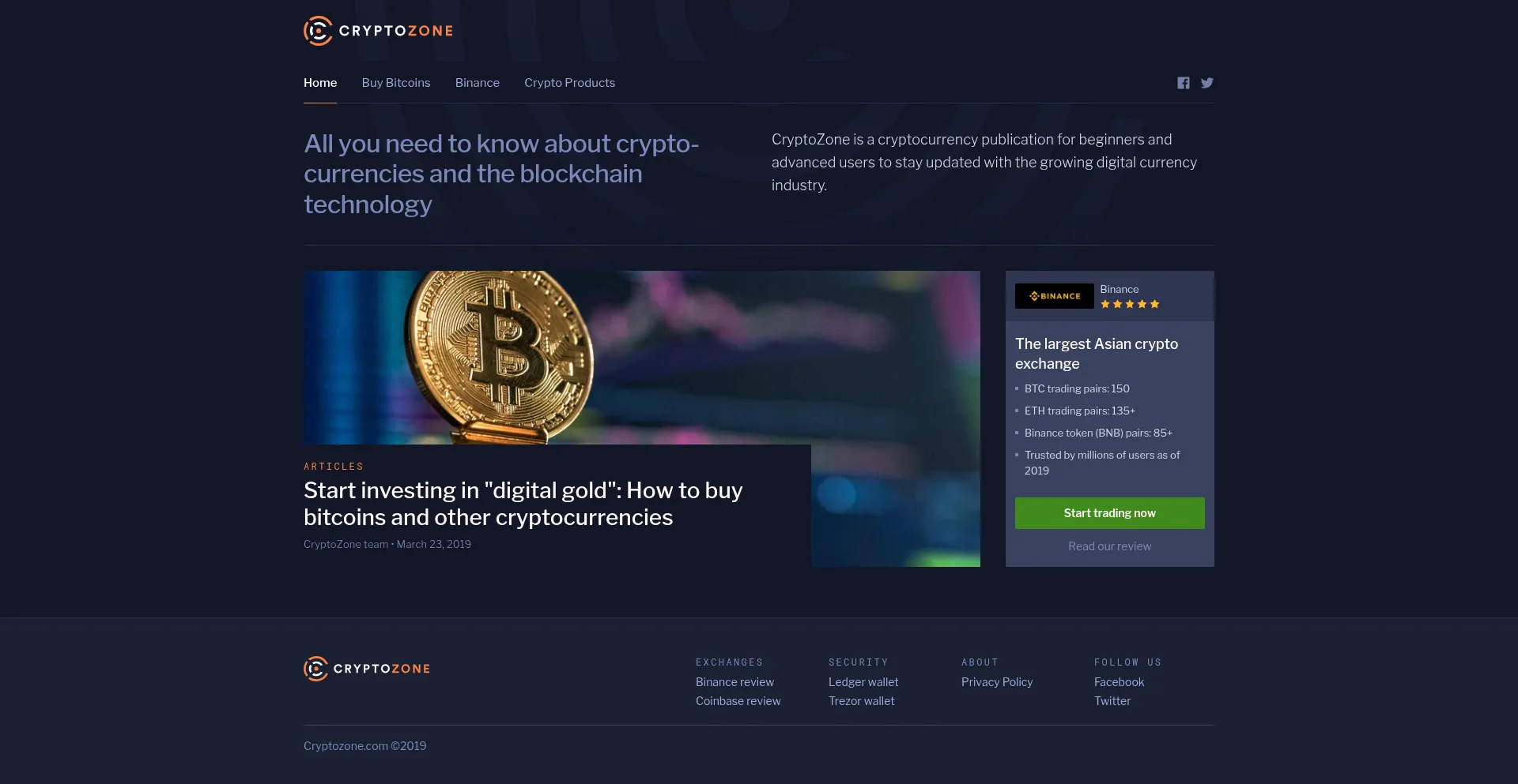 Cryptozone.com 安全可靠吗？