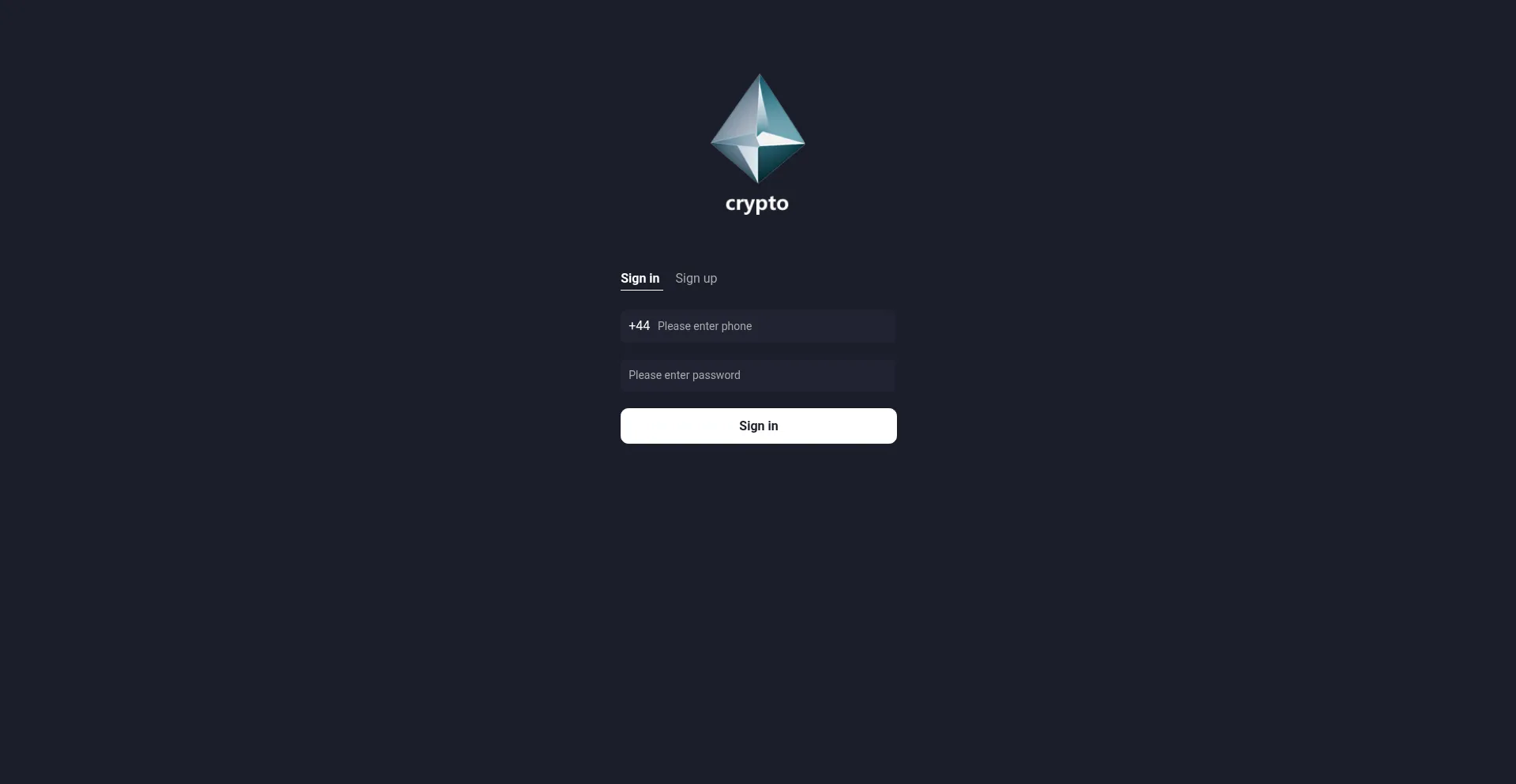 Website screenshot of Cryvips.cc