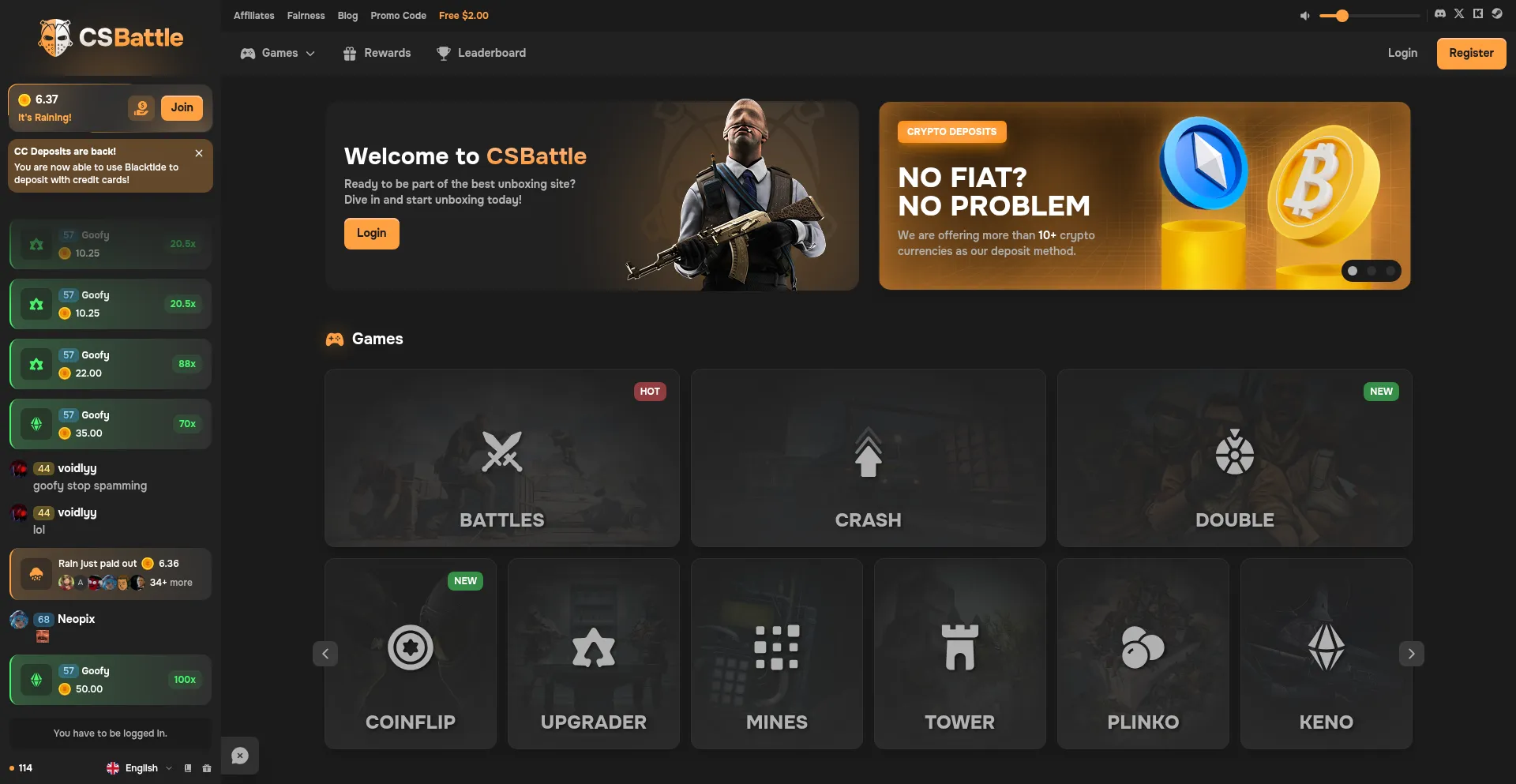 Csbattle.com Screenshot