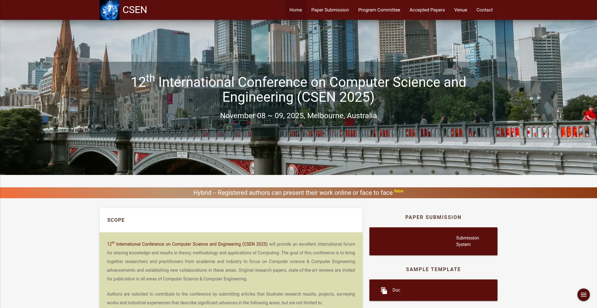 Csen2025.org 安全可靠吗？