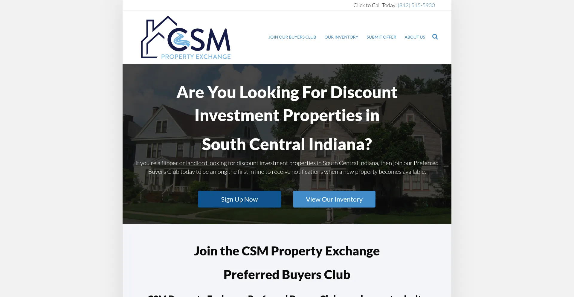 Csmpropertyexchange.com Screenshot