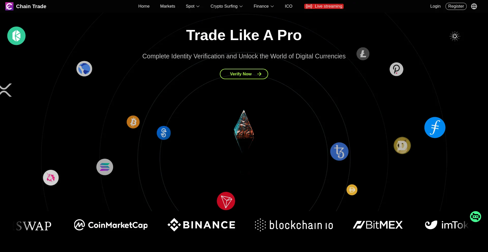 Website screenshot of Ctante.com