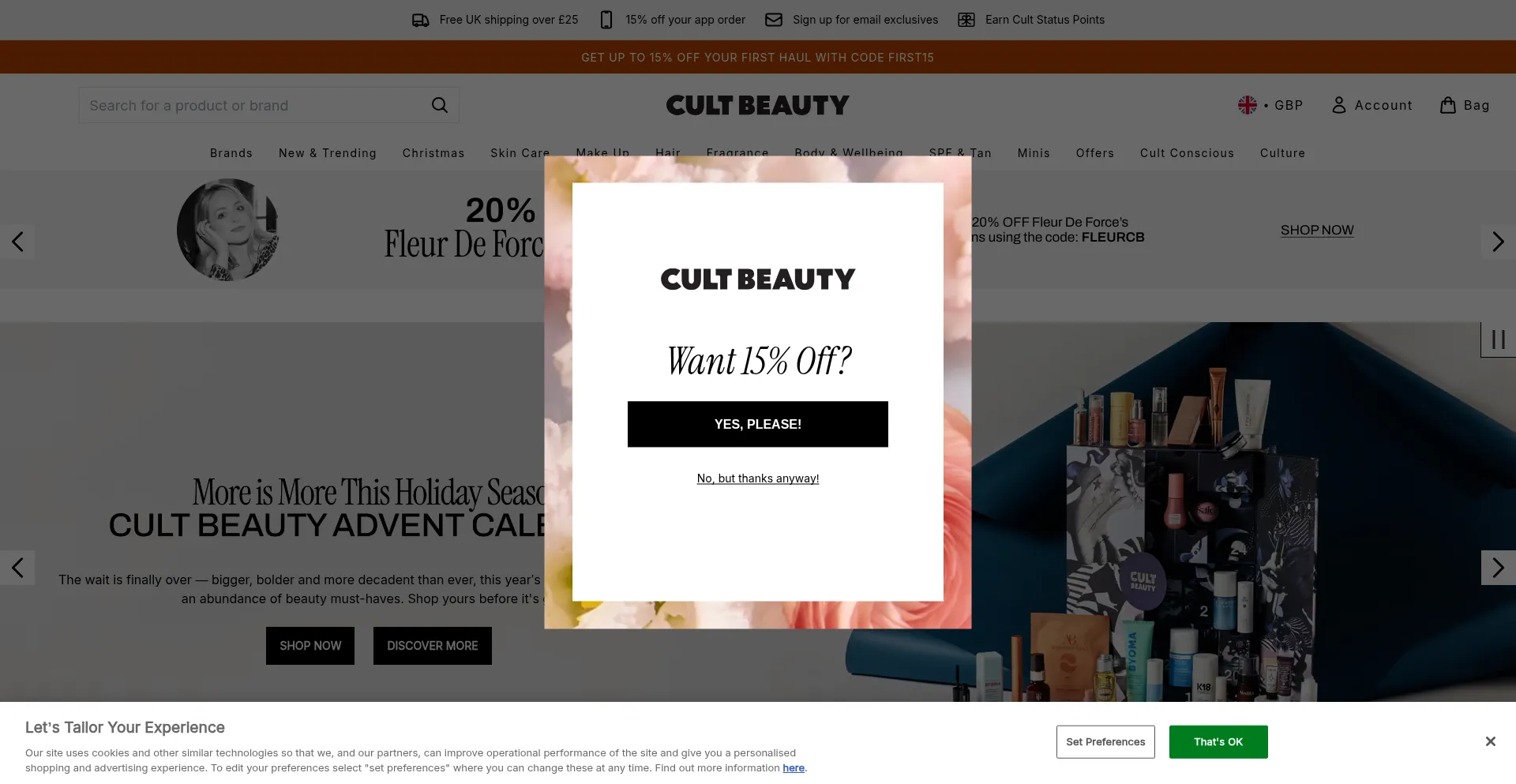 Cultbeauty.co.uk Screenshot