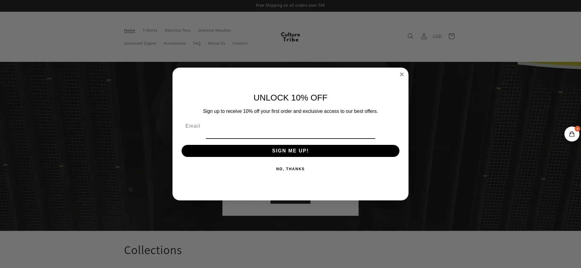 Website screenshot of Culturetribe.de