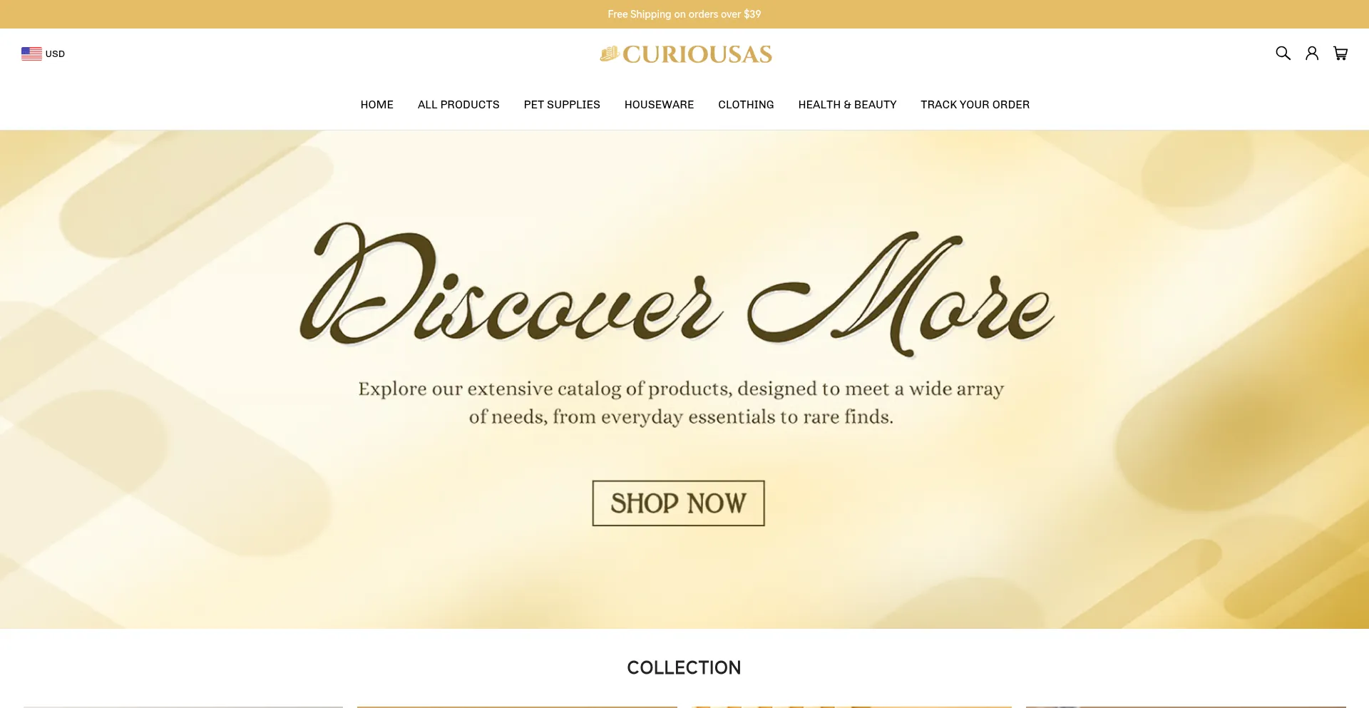 Curiousas.com Screenshot