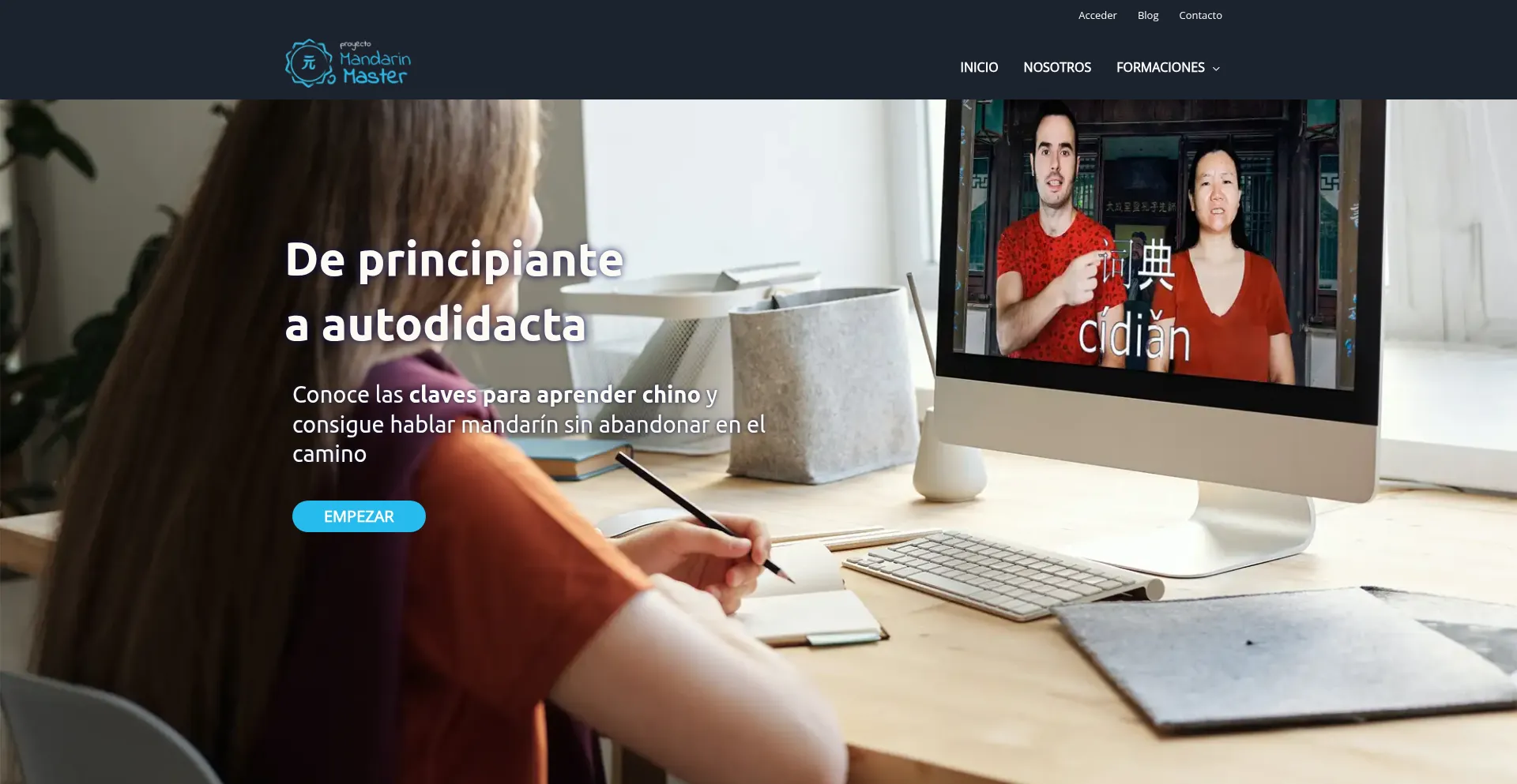 Cursodechino.online Screenshot