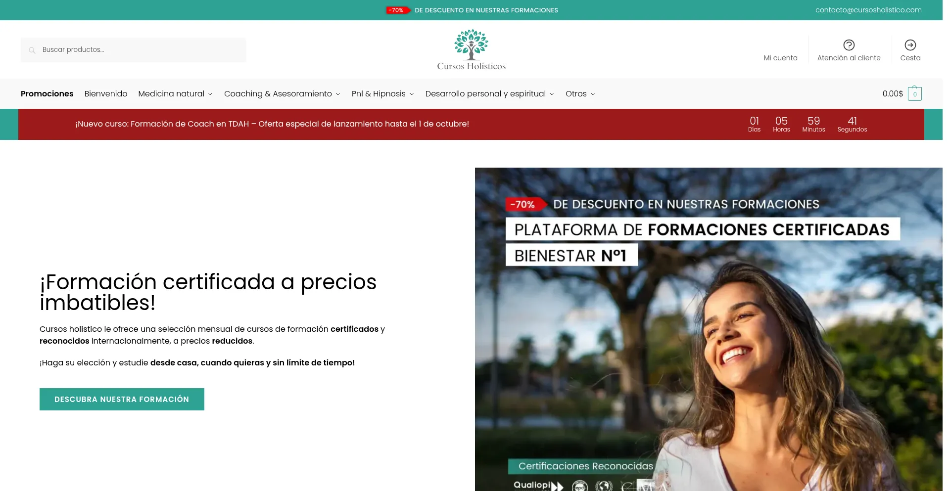 Cursosholistico.com Screenshot