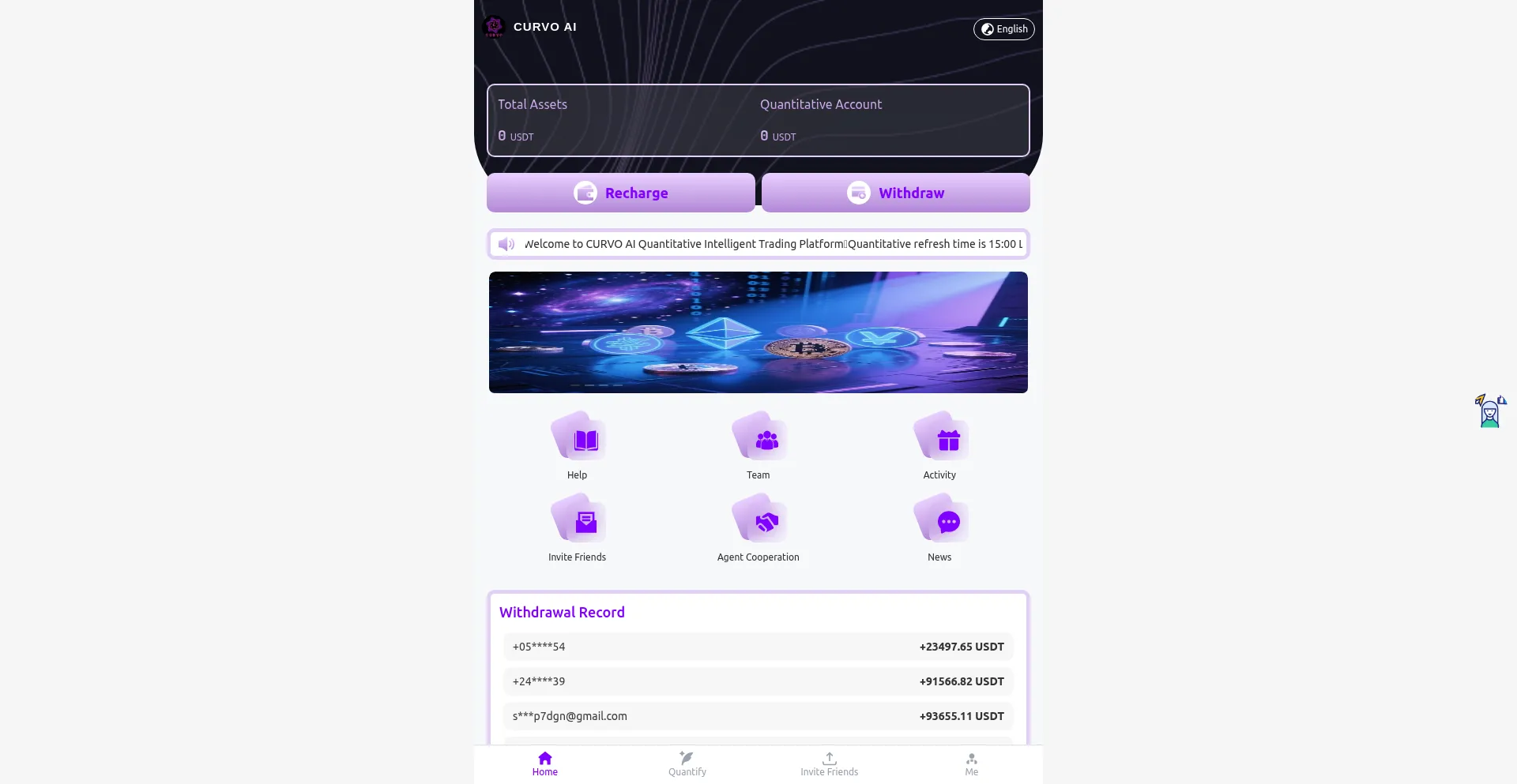 Website screenshot of Curvoailtd.com