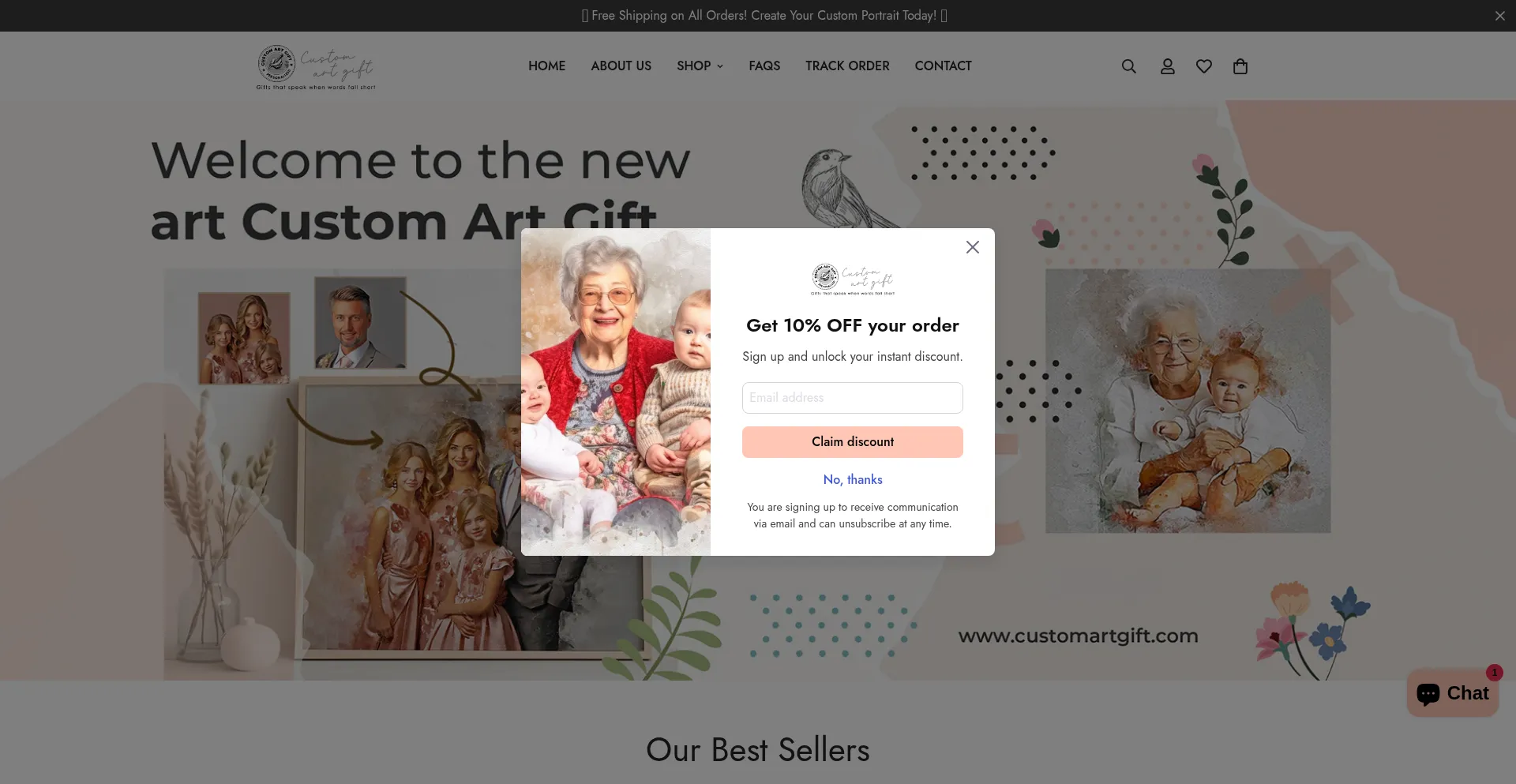 Customartgift.com 安全可靠吗？