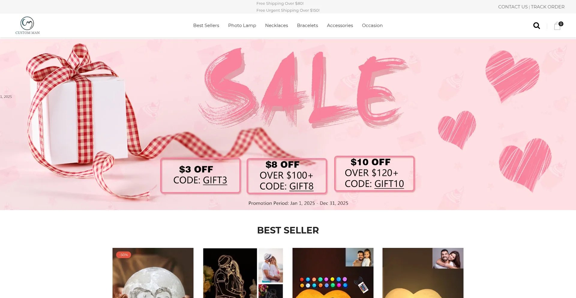 Customman.store Screenshot