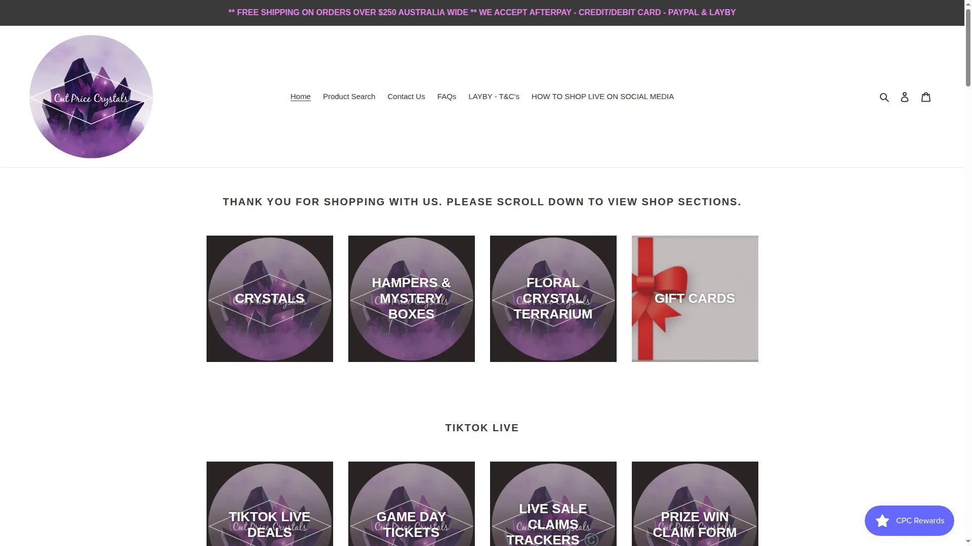 Cutpricecrystals.com.au