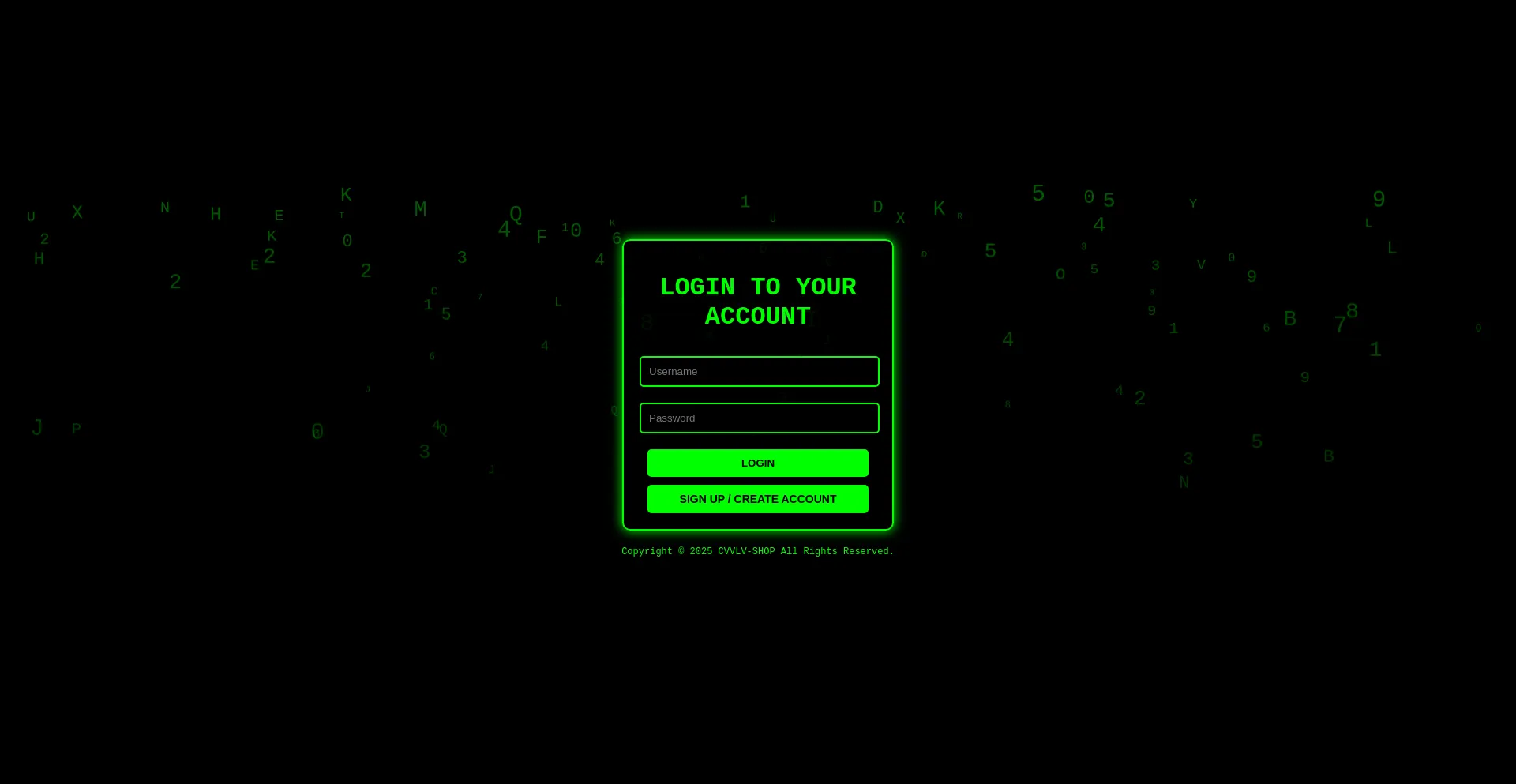 Website screenshot of Cvvlv.com