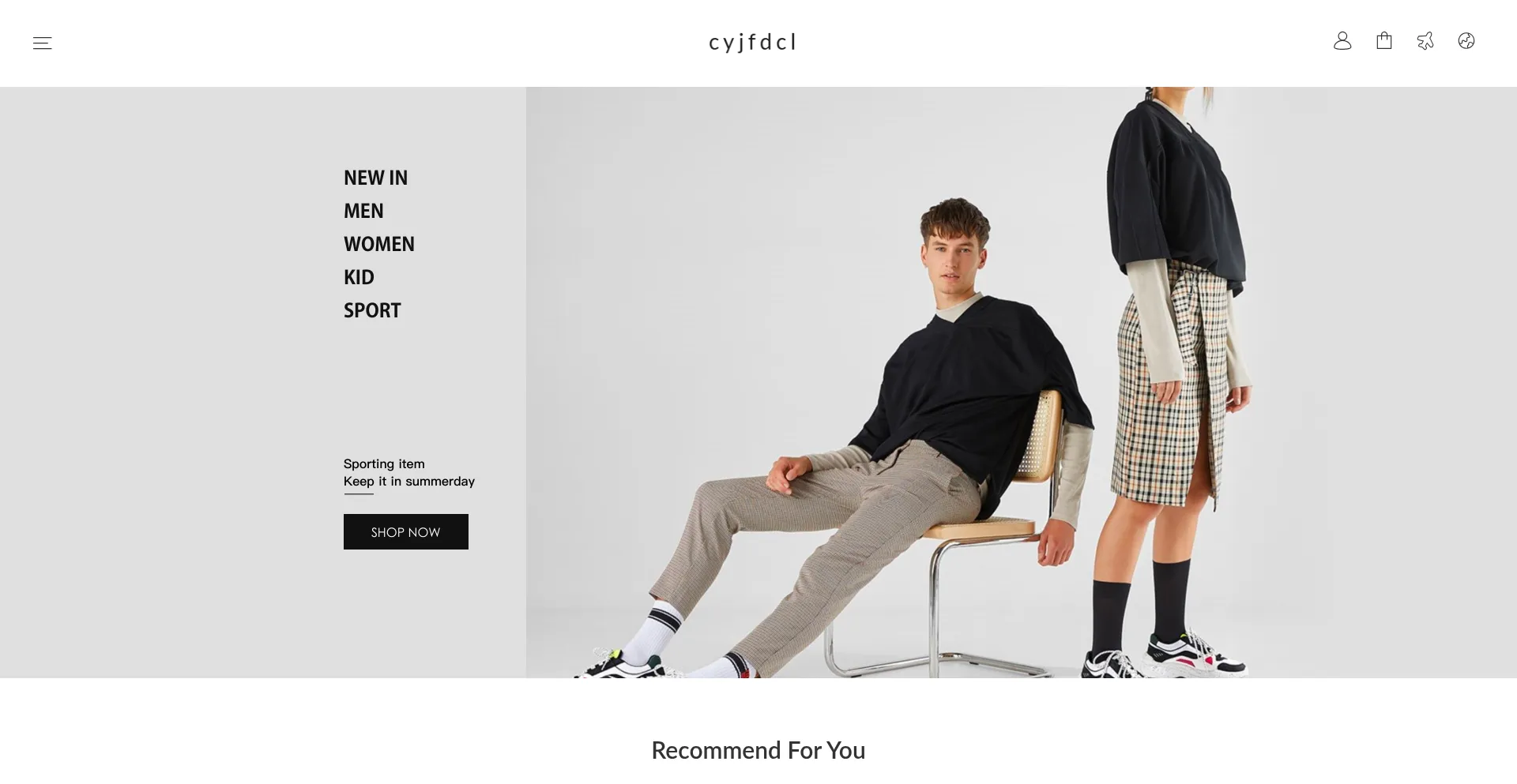 Website screenshot of Cyjfdcl.com
