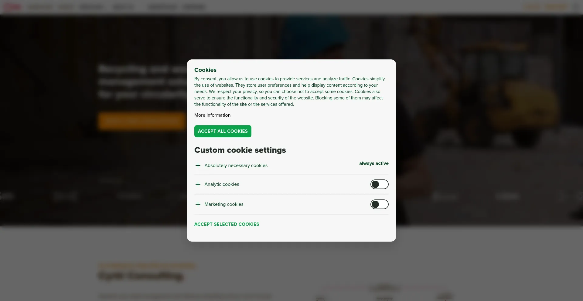 Website screenshot of Cyrkl.com