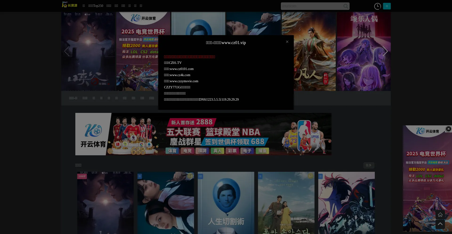 Cz4k.com Screenshot