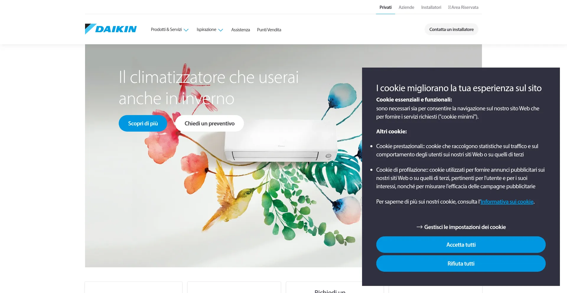 Daikin.it Screenshot