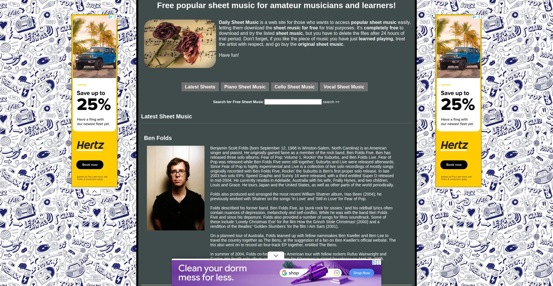 Dailysheetmusic.com 安全可靠吗？