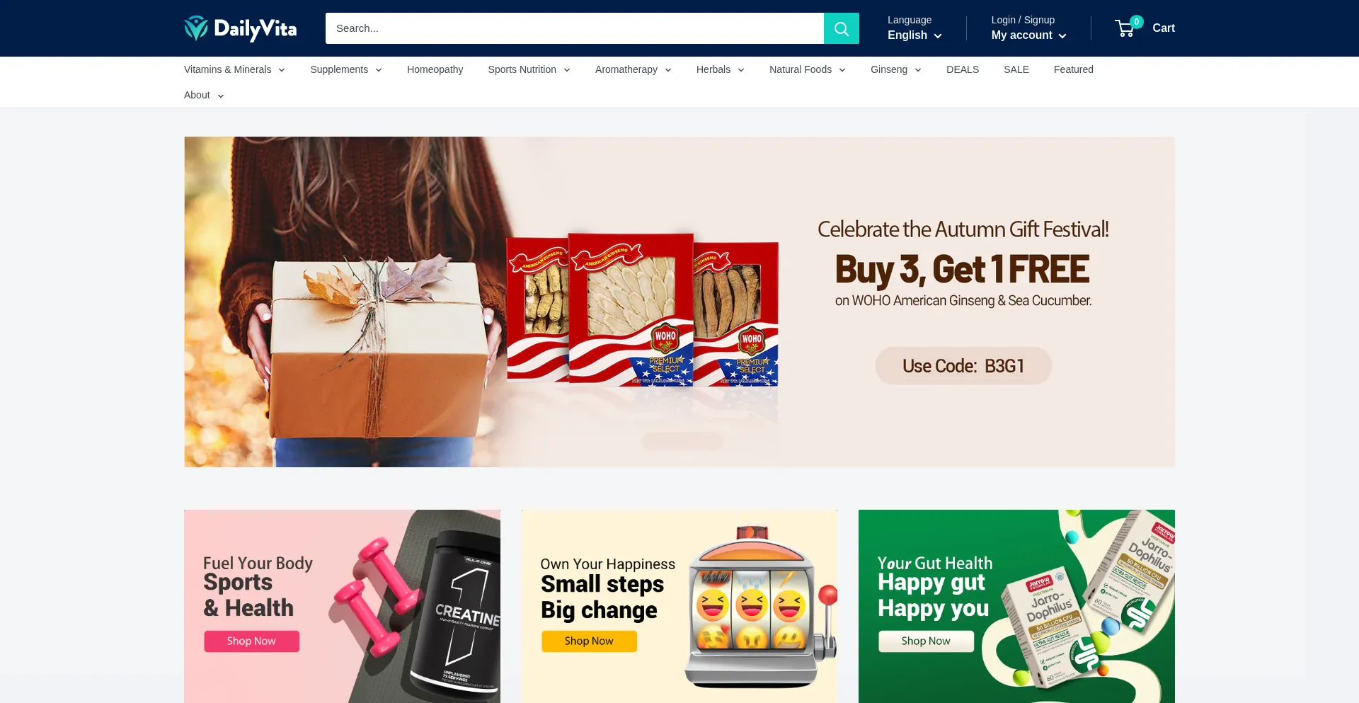 Dailyvita.com Screenshot