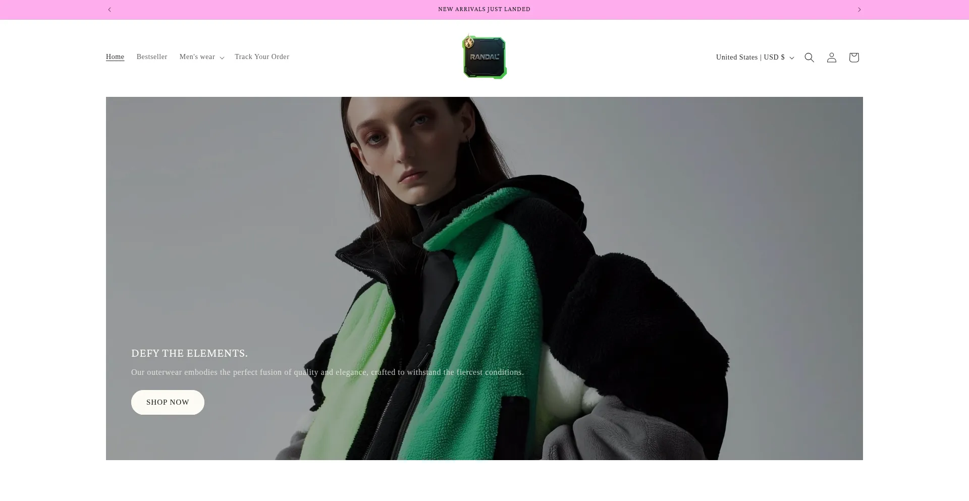 Website screenshot of Dapprio.shop
