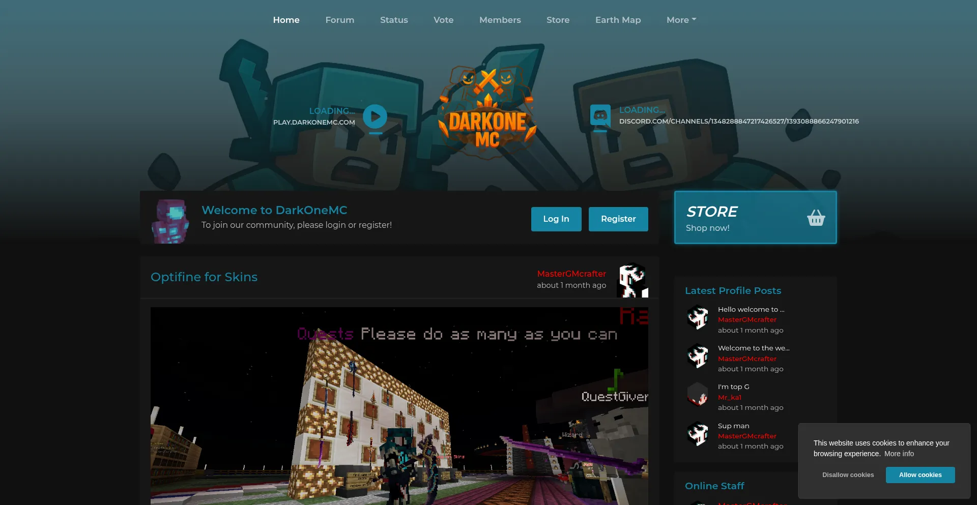 Darkonemc.com 安全可靠吗？