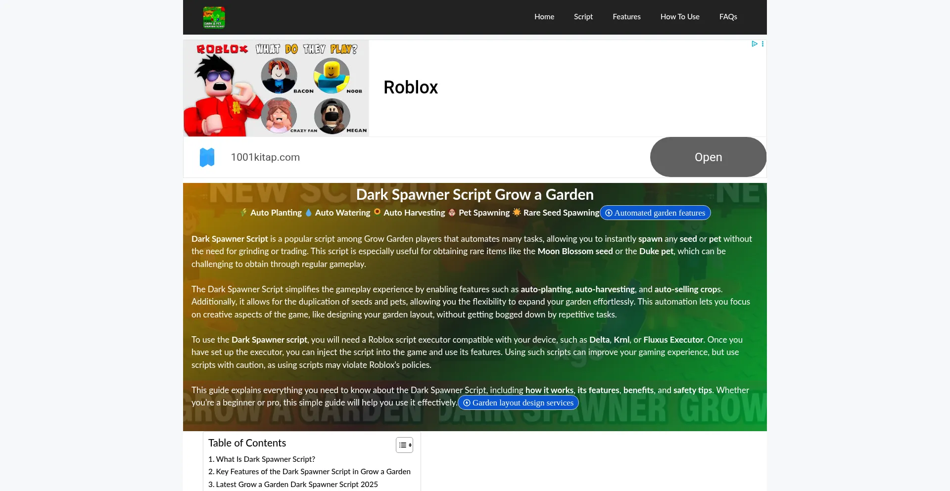 Darkspawnerscriptgrowagarden.com Screenshot