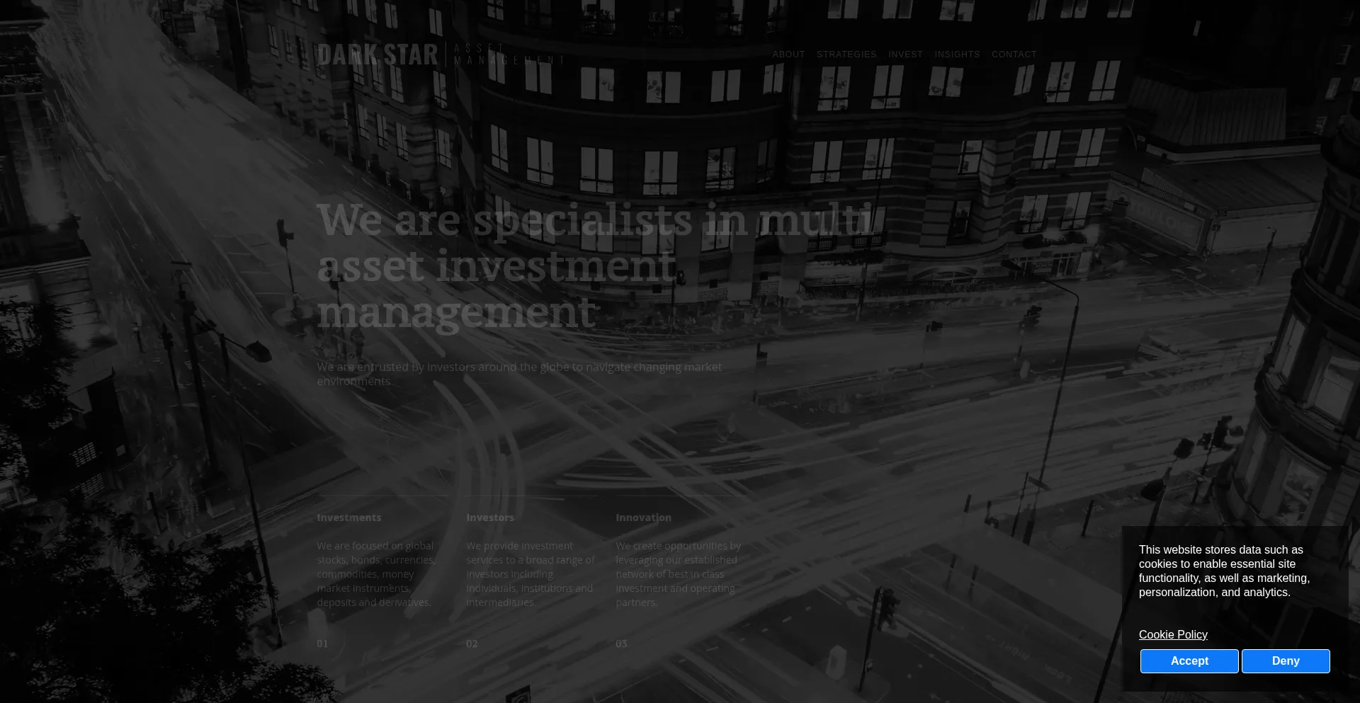 Website screenshot of Darkstaram.com