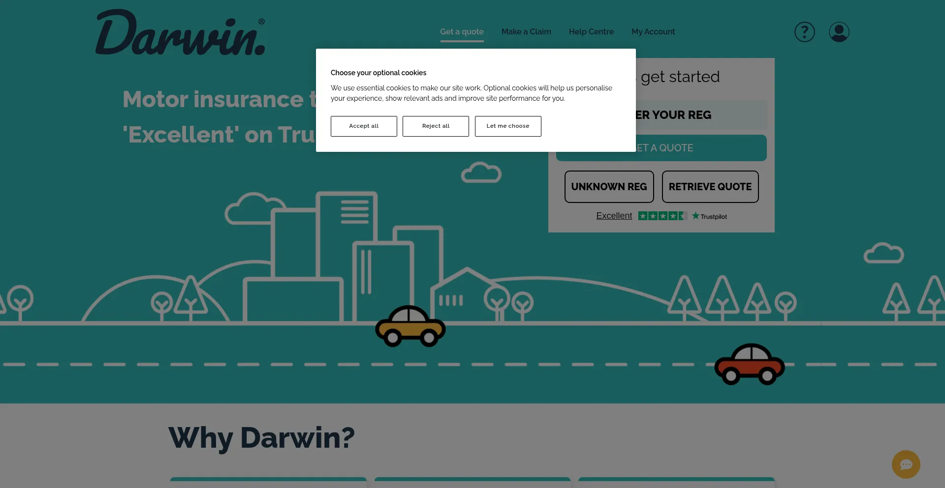 Darwin-insurance.com Screenshot
