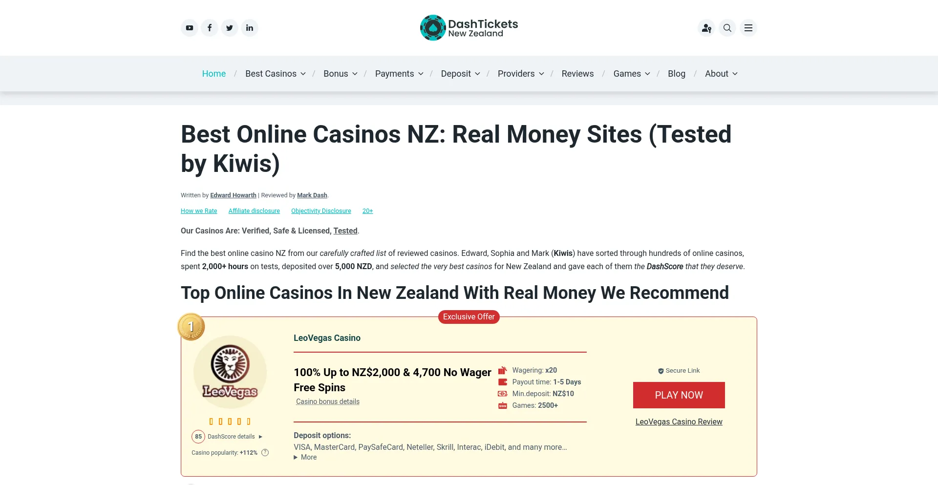Dashtickets.nz