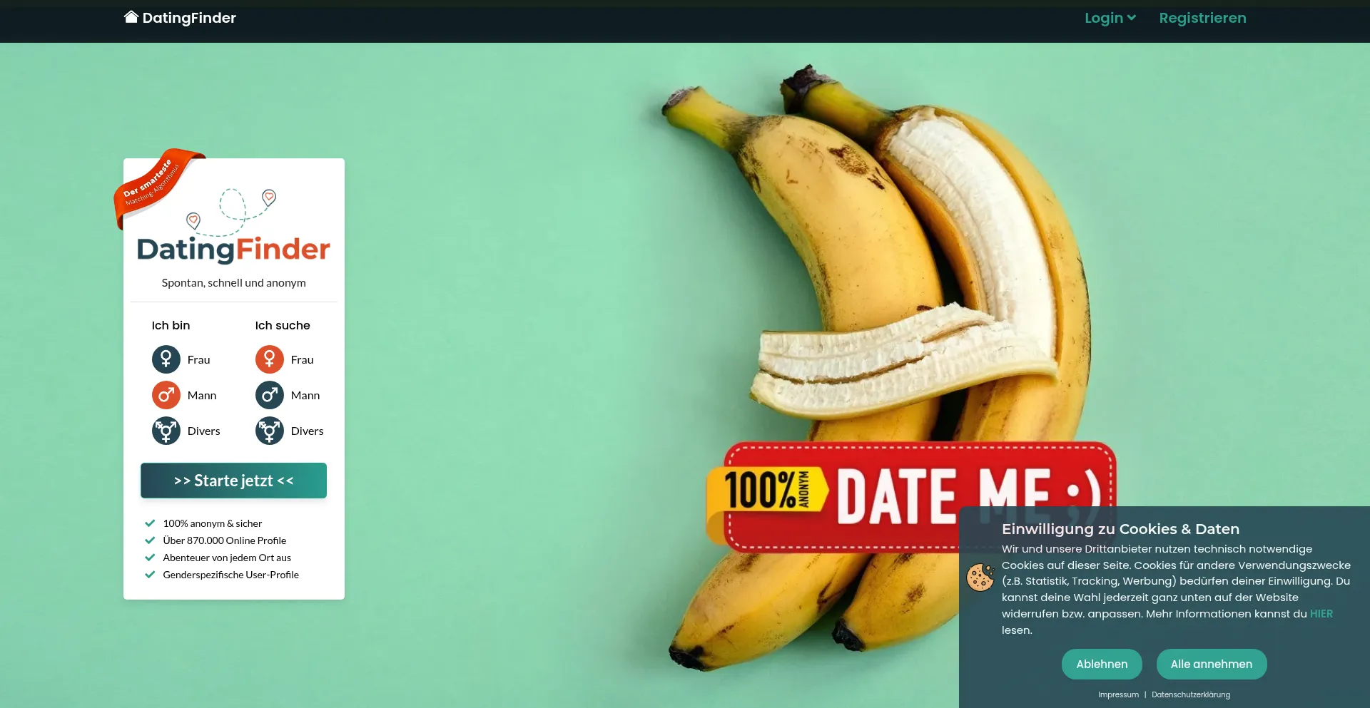 Dating-finder.com Screenshot