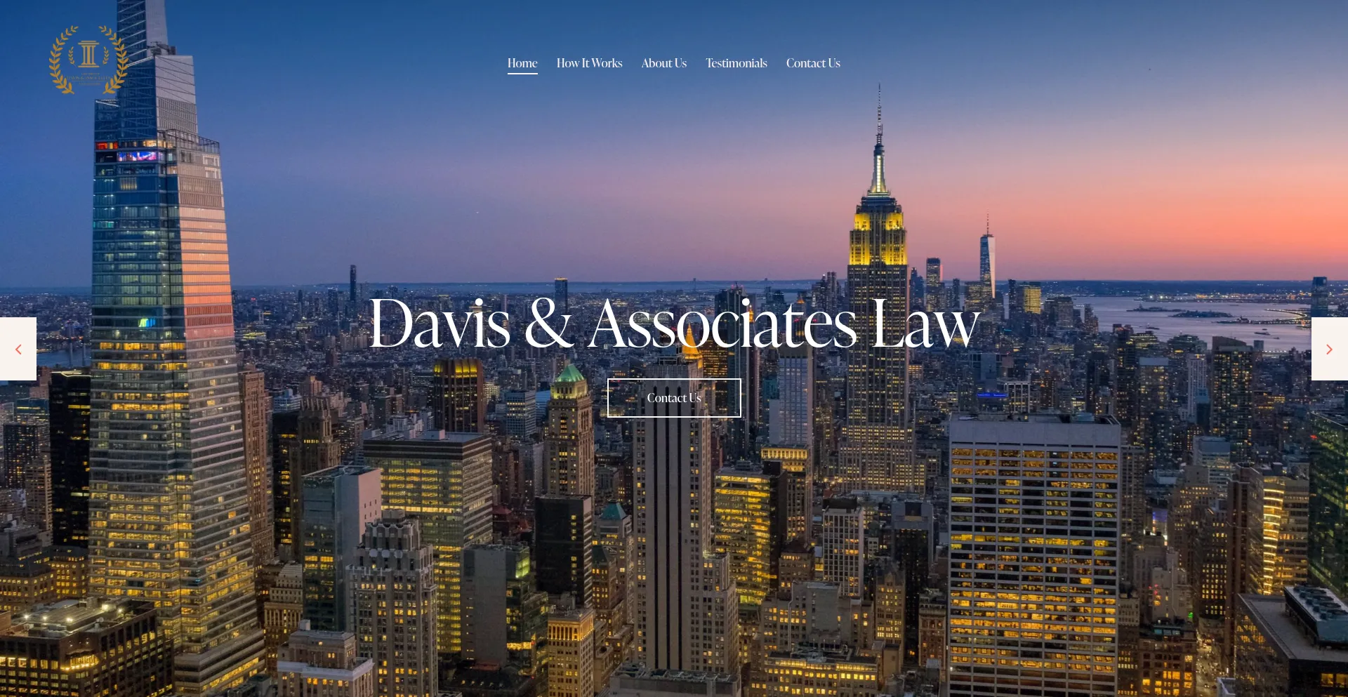 Davisandassociateslaw.com Screenshot