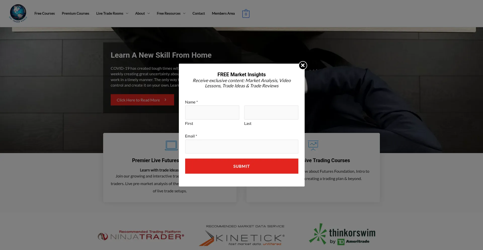Daytraderworld.com Screenshot
