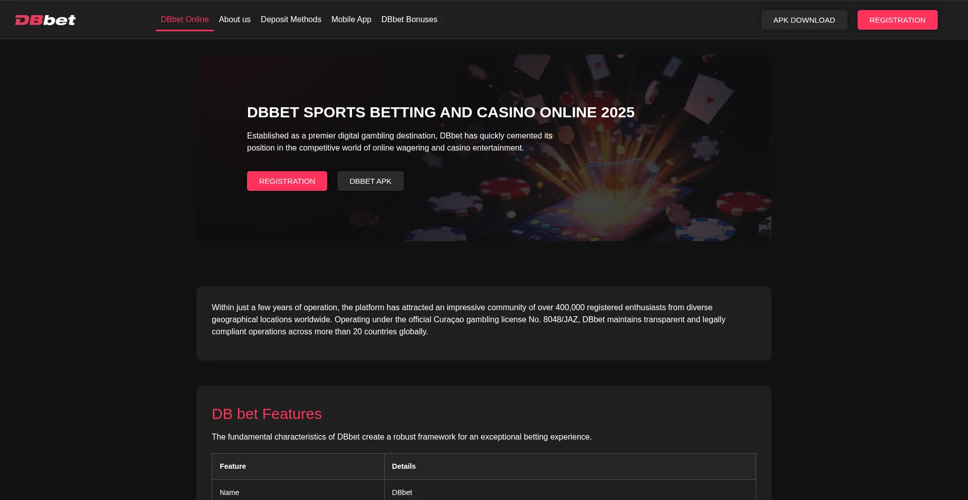 Db-bet-online.com Screenshot