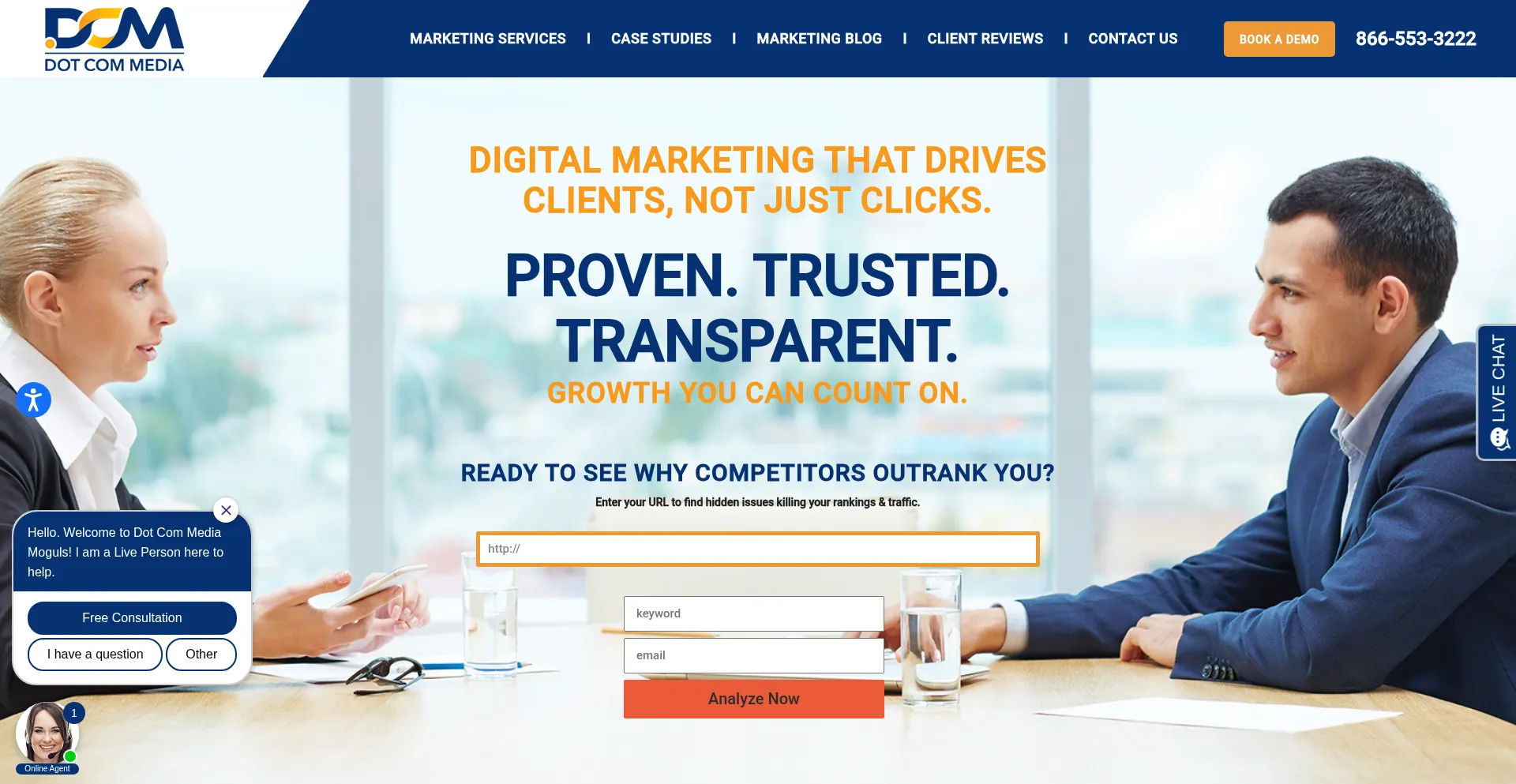 Dcmmoguls.com Screenshot