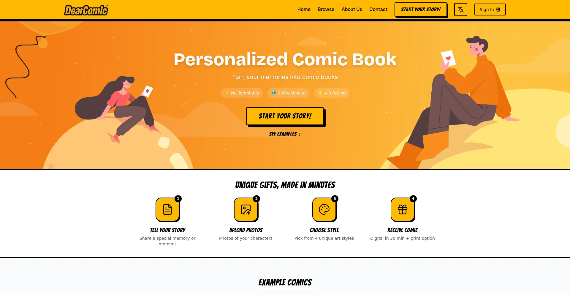 Dearcomic.com