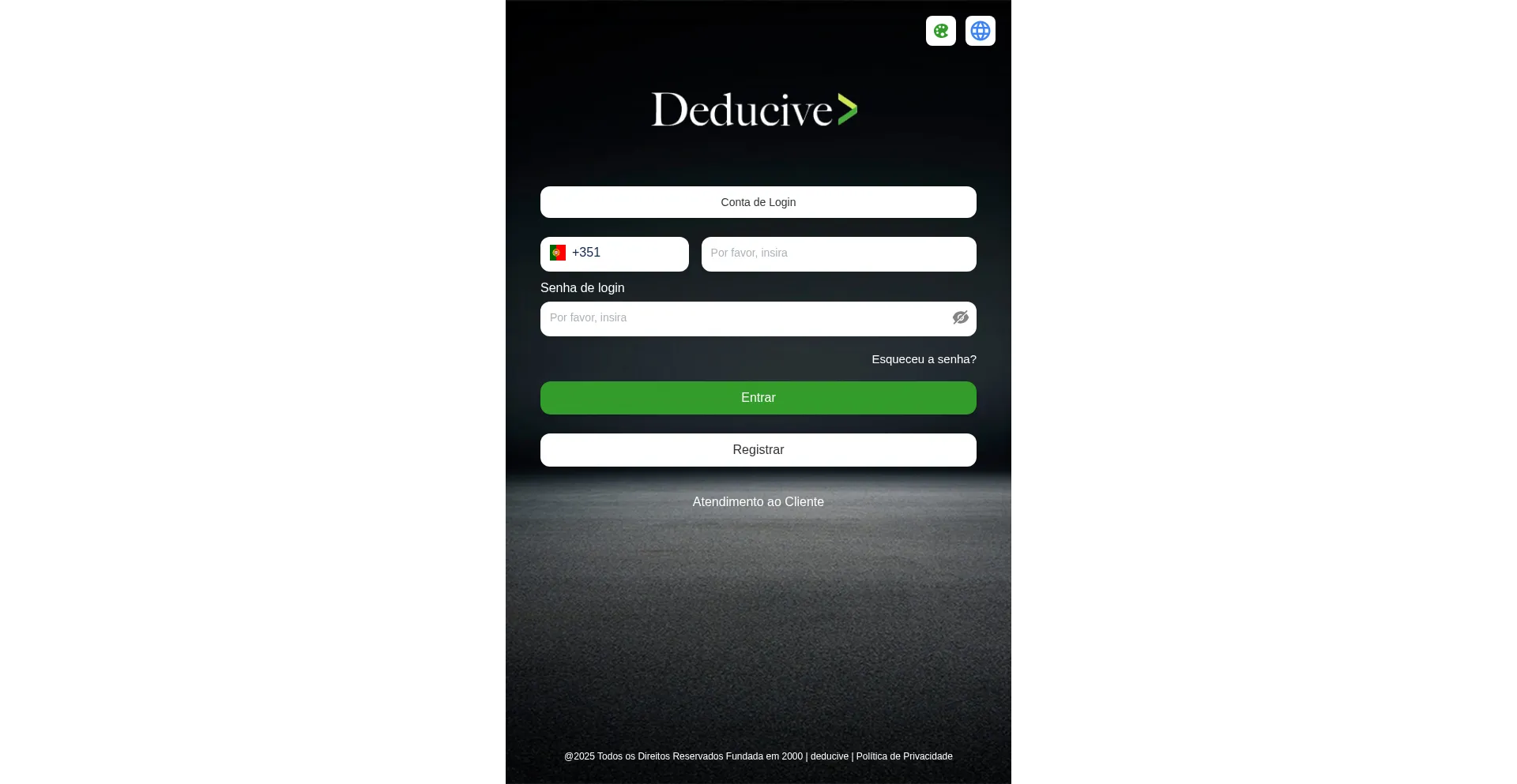 Deducivetrapp.com Screenshot