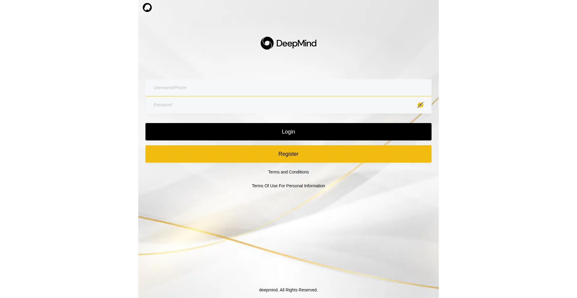Website screenshot of Deepmindstore1.com