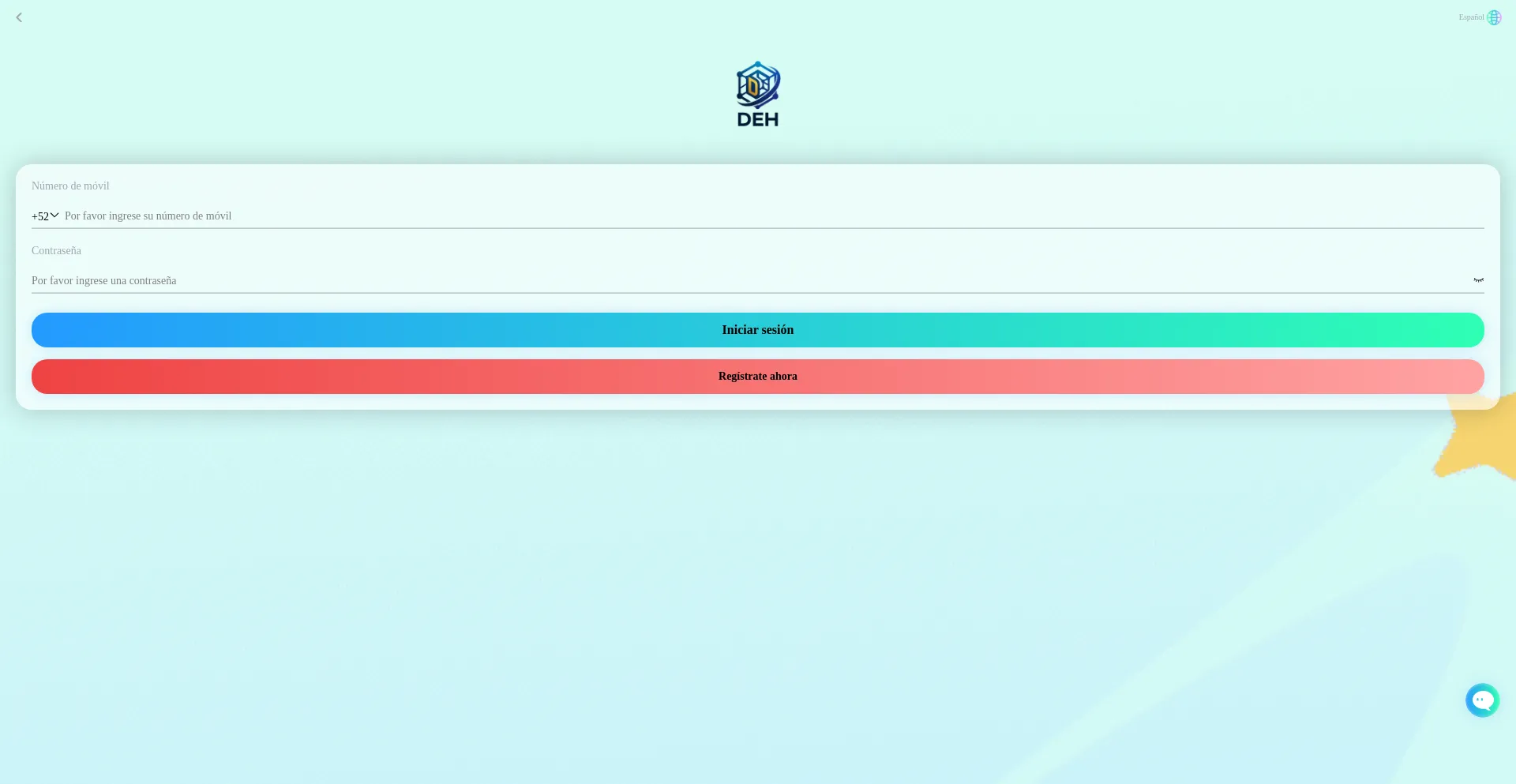 Website screenshot of Dehxi.com