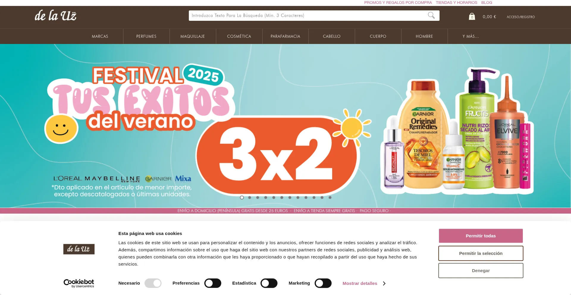 Website screenshot of Delauz.es